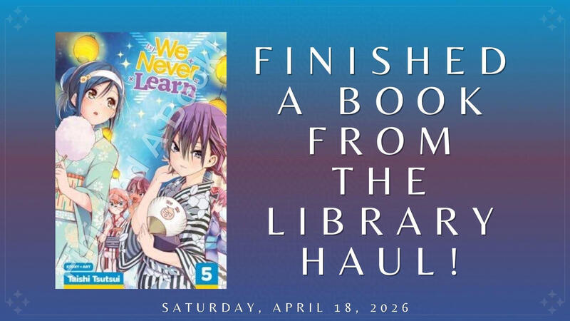 Finished A Book From the Library Haul!: "We Never Learn, Vol. 5" Finished A Book From the Library Haul!: "We Never Learn, Vol. 5"