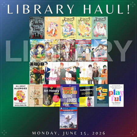 Library Haul Library Haul